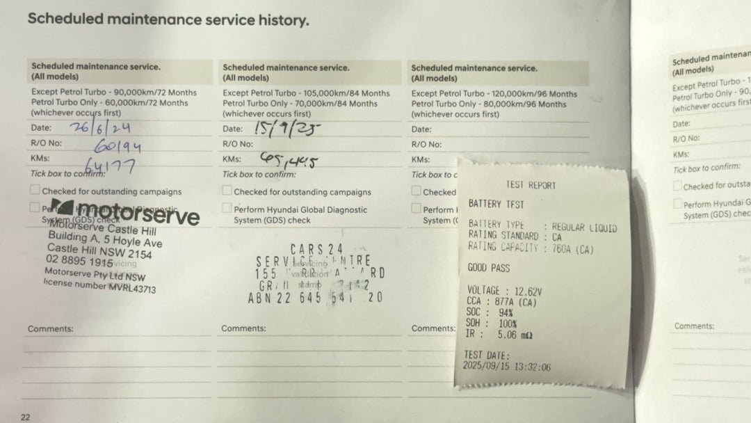 Service History
