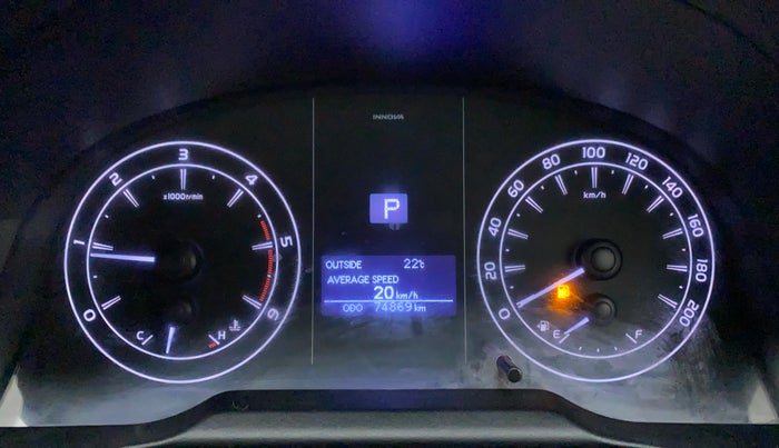 2020 Toyota Innova Crysta 2.4 GX AT 7 STR, Diesel, Automatic, 74,869 km, Odometer Image