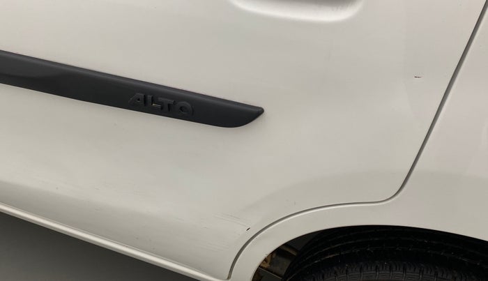 2017 Maruti Alto K10 VXI P, Petrol, Manual, 24,700 km, Rear left door - Minor scratches