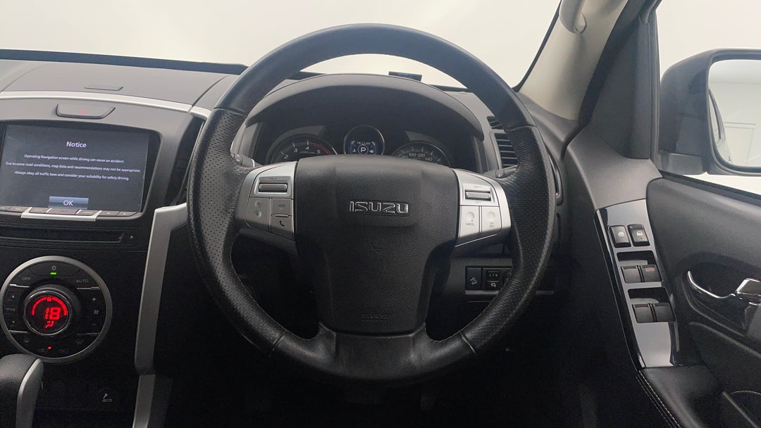 2018 Isuzu MU-X Ls-t (4x4), Automatic, 111545 km, Steering Wheel Close-up