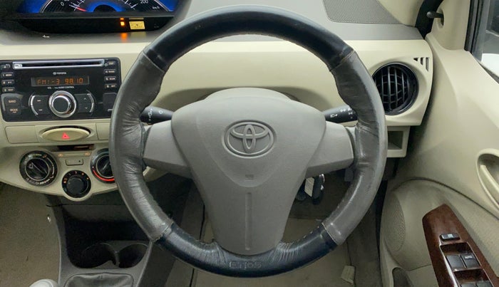 2014 Toyota Etios Liva G, Petrol, Manual, 15,283 km, Steering Wheel Close Up