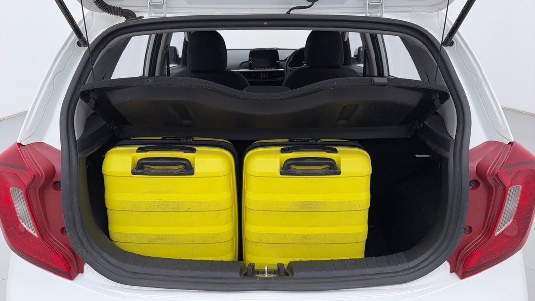 Boot Inside View with Luggage