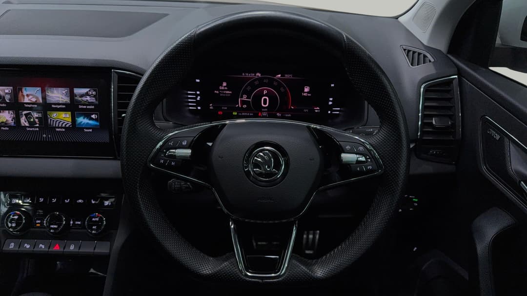 2021 SKODA Karoq 110tsi, Automatic, 90521 km, Steering Wheel Close-up
