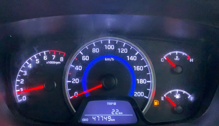 2017 Hyundai Grand i10 MAGNA 1.2 KAPPA VTVT, CNG, Manual, 47,749 km, Odometer Image