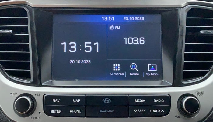 2019 Hyundai Verna 1.6 VTVT SX + AT, Petrol, Automatic, 36,740 km, Infotainment System