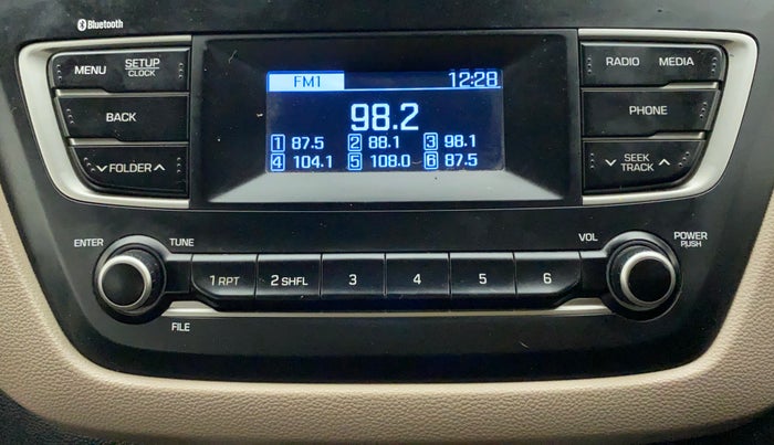 2018 Hyundai Elite i20 SPORTZ 1.2, Petrol, Manual, 28,114 km, Infotainment System