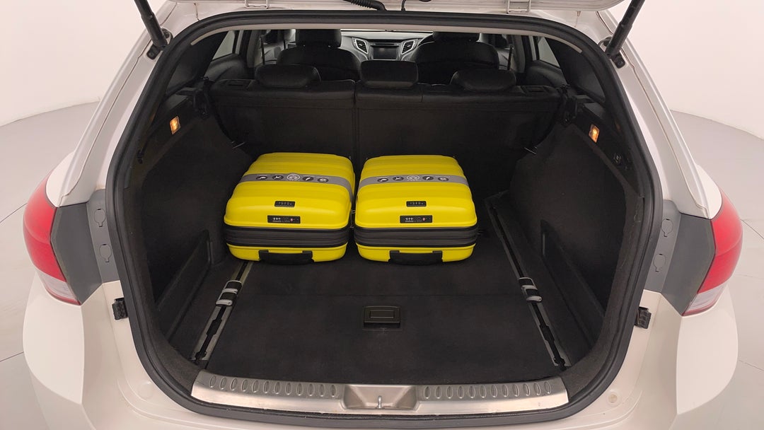 Boot Inside View with Luggage