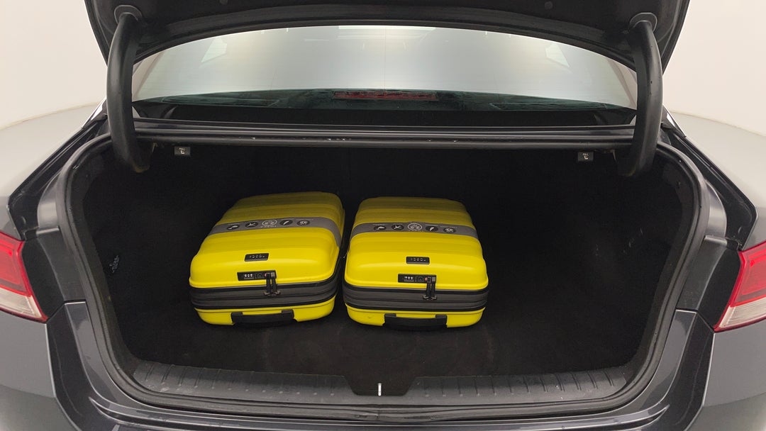 Boot Inside View with Luggage