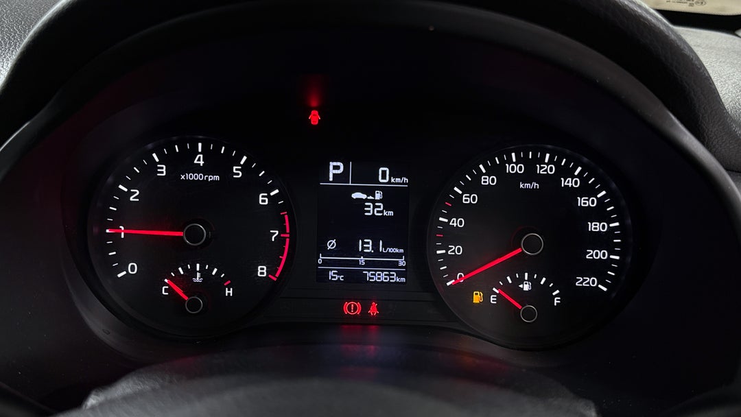 2021 Kia Rio Sx, Automatic, 75863 km, Odometer View