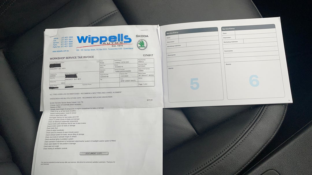 2019 SKODA Octavia 110 Tsi, Automatic, 46882 km, Service History