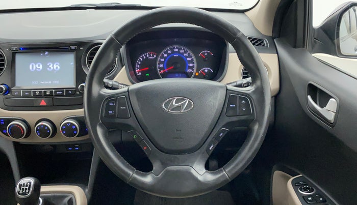 2016 Hyundai Grand i10 ASTA (O) 1.2 KAPPA VTVT, Petrol, Manual, 55,287 km, Steering Wheel Close Up