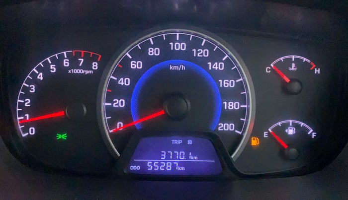 2016 Hyundai Grand i10 ASTA (O) 1.2 KAPPA VTVT, Petrol, Manual, 55,287 km, Odometer Image