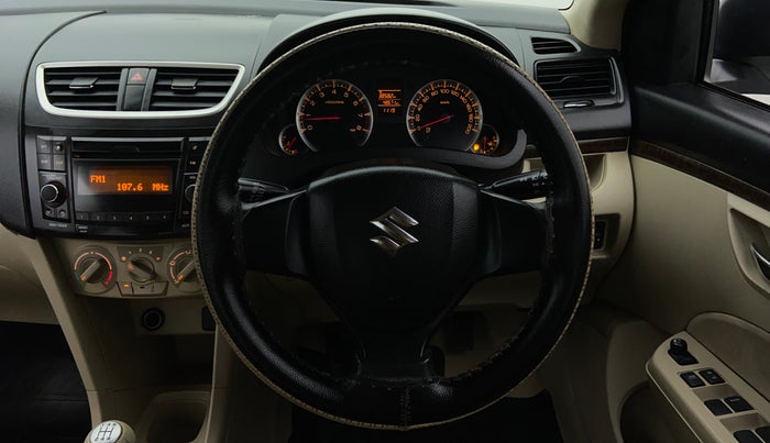2015 Maruti Swift Dzire VXI 1.2 BS IV, Petrol, Manual, 48,671 km, Steering Wheel Close-up