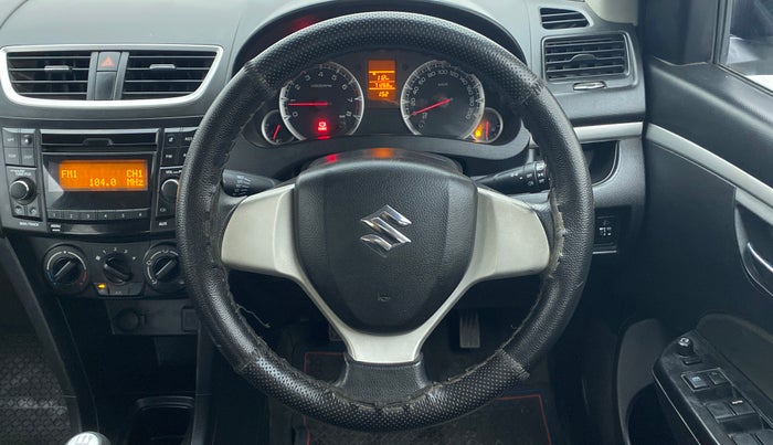 2015 Maruti Swift VXI D, Petrol, Manual, 71,525 km, Steering Wheel Close Up