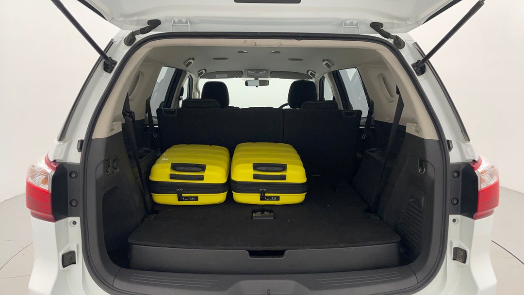 Boot Inside View with Luggage