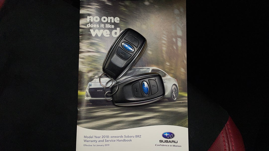 2019 Subaru Brz Ts, Manual, 60174 km, Key Close-up
