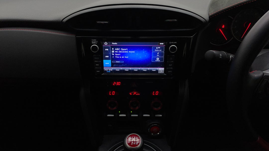 2019 Subaru Brz Ts, Manual, 60174 km, Center Console