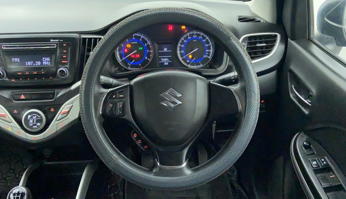 2018 Maruti Baleno DELTA 1.2 K12, Petrol, Manual, 75,651 km, Steering Wheel Close Up