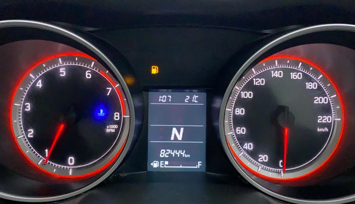 2018 Maruti Swift VXI AMT D, Petrol, Automatic, 82,496 km, Odometer Image