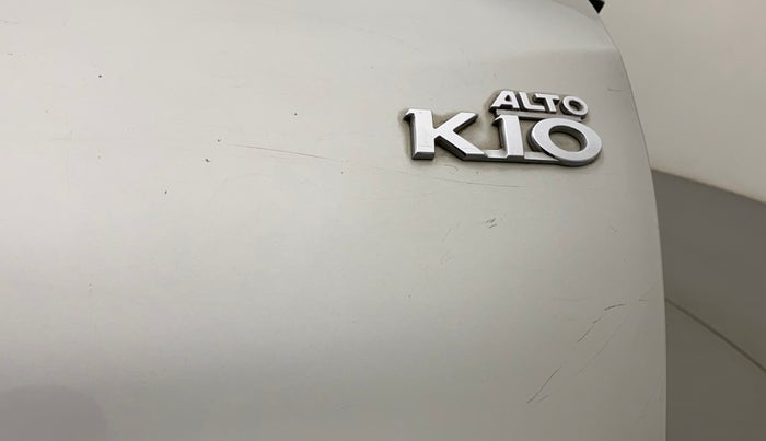 2016 Maruti Alto K10 VXI, Petrol, Manual, 65,484 km, Dicky (Boot door) - Minor scratches