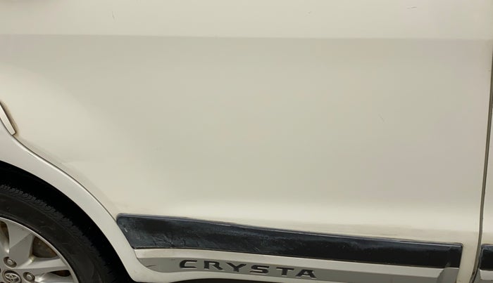 2018 Toyota Innova Crysta 2.8 GX AT 7 STR, Diesel, Automatic, 86,545 km, Right rear door - Slightly dented
