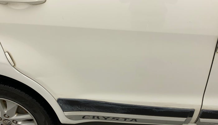 2018 Toyota Innova Crysta 2.8 GX AT 7 STR, Diesel, Automatic, 86,545 km, Right rear door - Minor scratches
