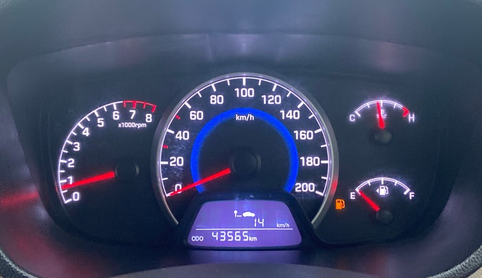 2017 Hyundai Grand i10 SPORTZ 1.2 KAPPA VTVT, Petrol, Manual, 43,605 km, Odometer Image
