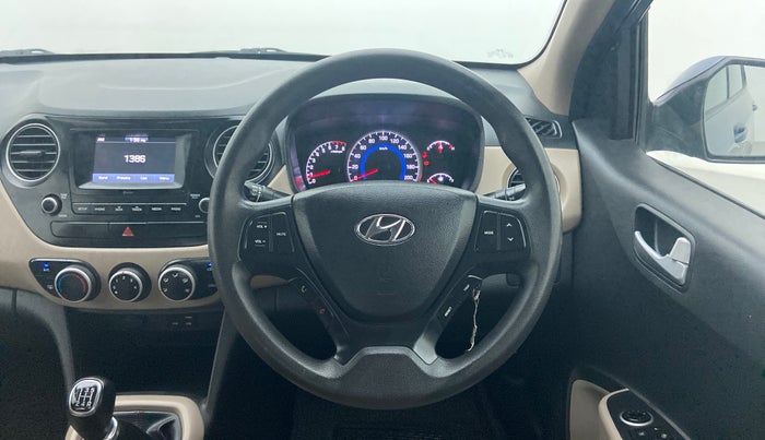 2017 Hyundai Grand i10 SPORTZ 1.2 KAPPA VTVT, Petrol, Manual, 43,605 km, Steering Wheel Close Up