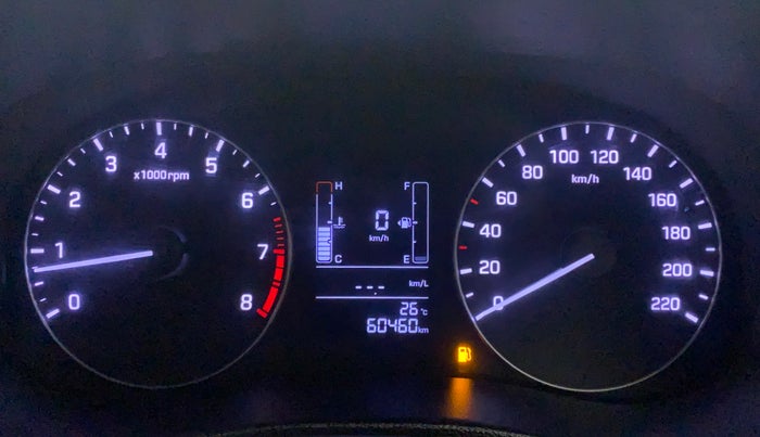 2019 Hyundai Creta SX 1.6 PETROL, Petrol, Manual, 60,460 km, Odometer Image