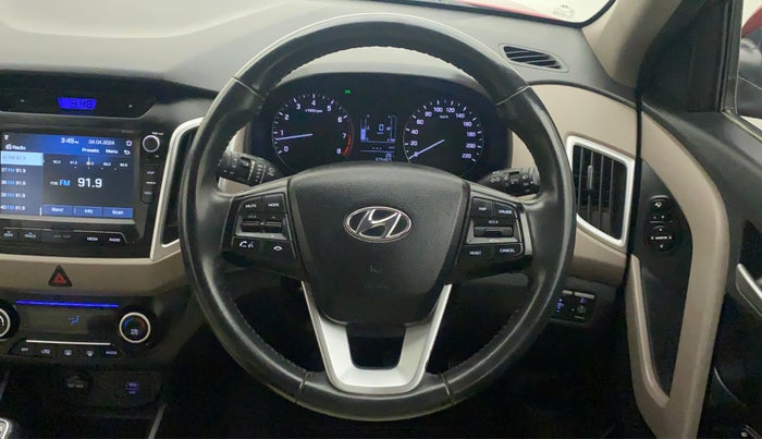 2019 Hyundai Creta SX 1.6 PETROL, Petrol, Manual, 60,460 km, Steering Wheel Close Up