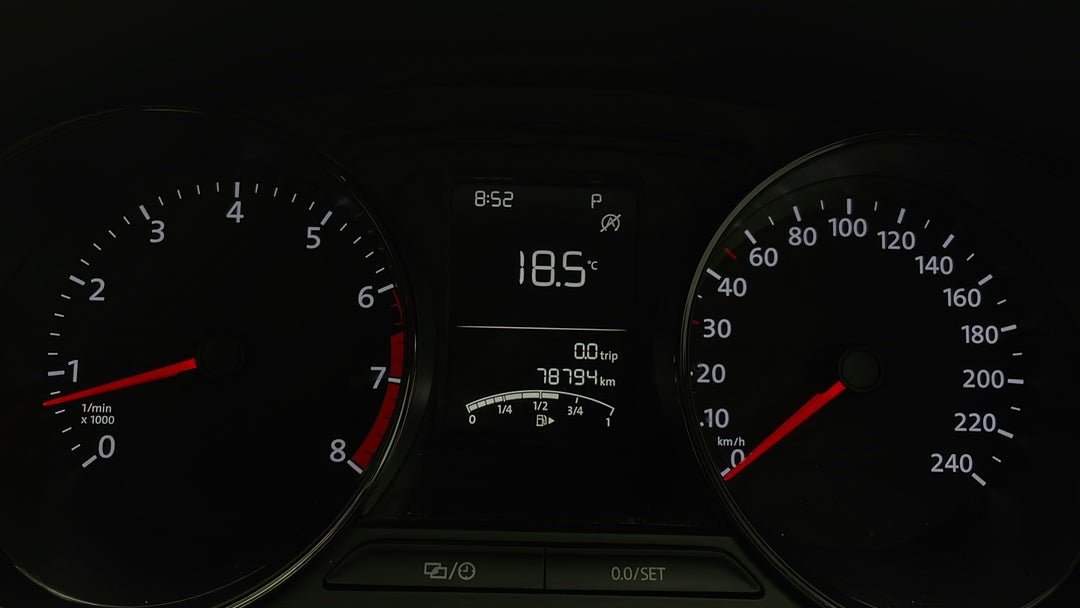 2014 Volkswagen Polo 66 Tsi Trendline, Automatic, 78794 km, Odometer View