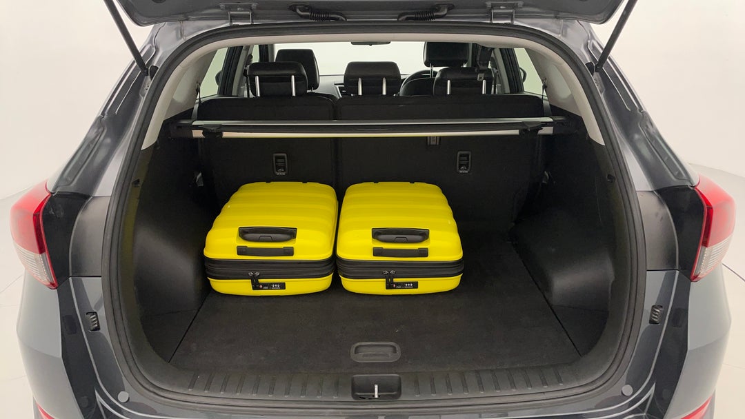 Boot Inside View with Luggage