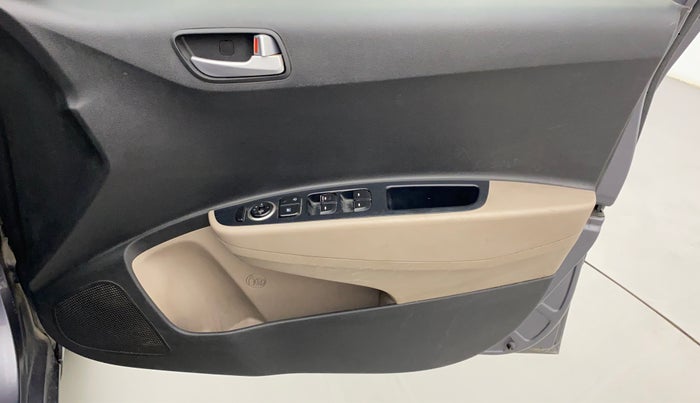 2017 Hyundai Grand i10 SPORTZ (O) 1.2 KAPPA VTVT, Petrol, Manual, 23,476 km, Driver Side Door Panels Control