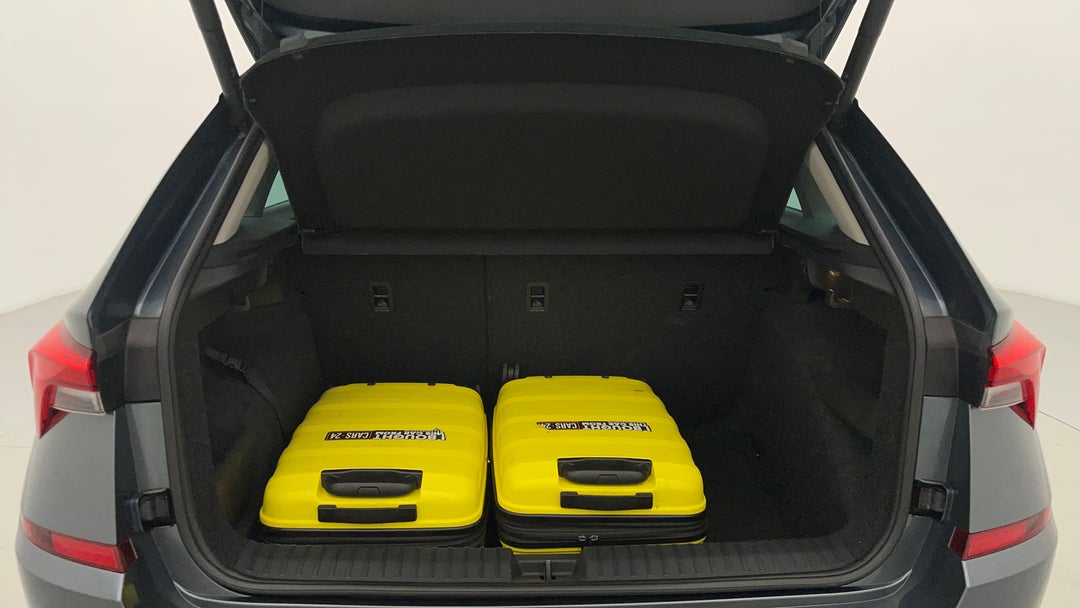 Boot Inside View with Luggage