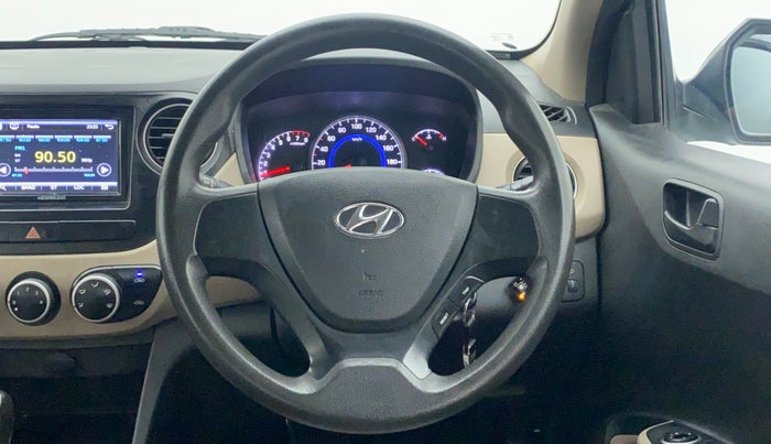 2017 Hyundai Grand i10 MAGNA 1.2 VTVT, CNG, Manual, 33,785 km, Steering Wheel Close Up
