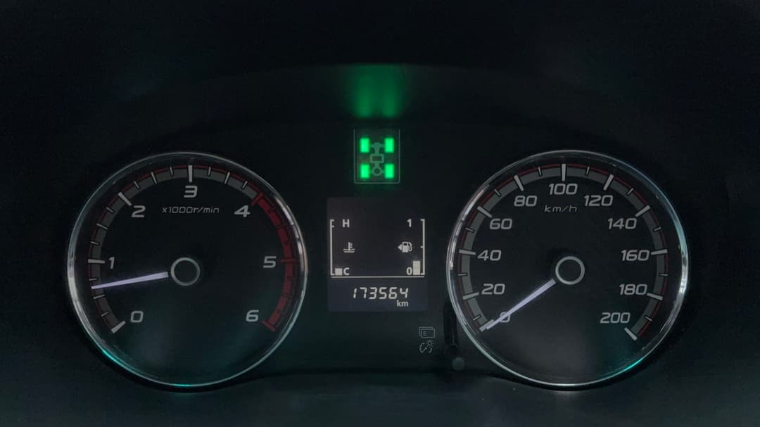 2017 Mitsubishi Triton Gls (4x4), Manual, 173564 km, Odometer View