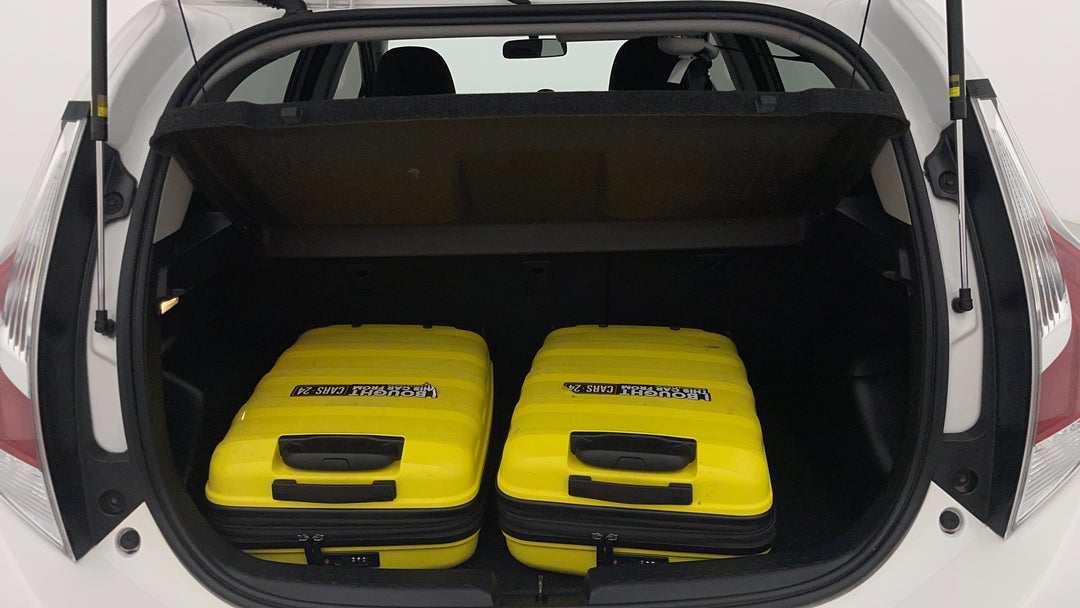 Boot Inside View with Luggage