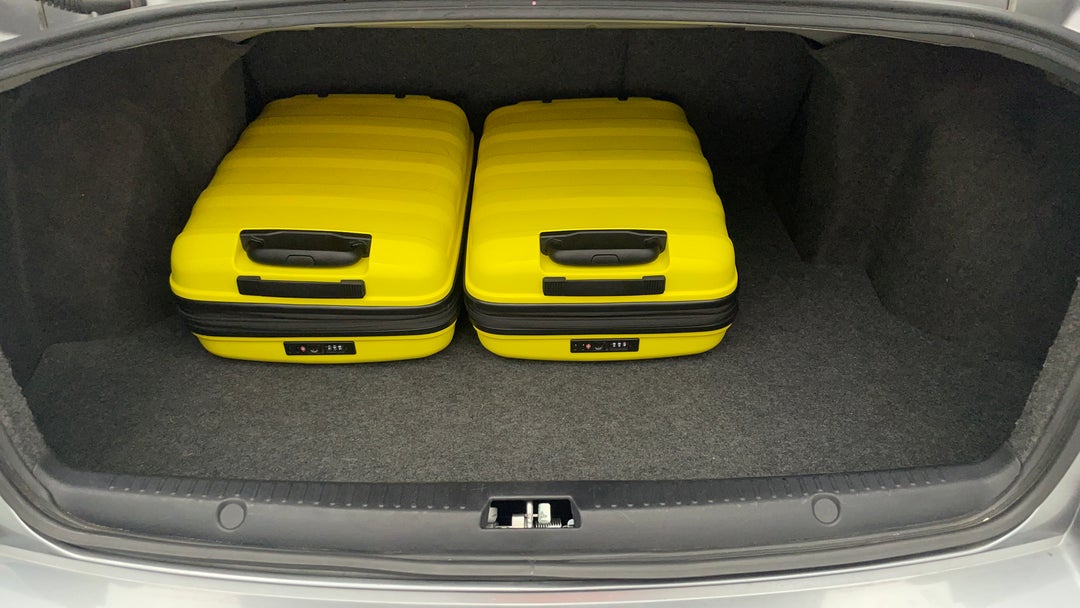Boot Inside View with Luggage