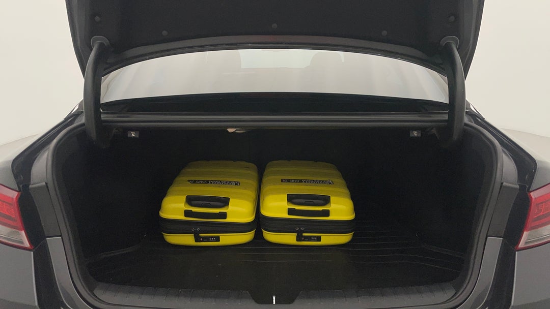 Boot Inside View with Luggage