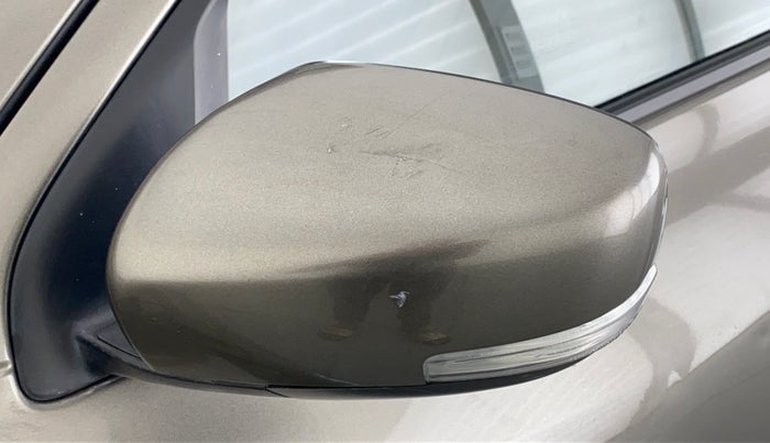 2017 Maruti Dzire VXI, Petrol, Manual, 35,229 km, Left rear-view mirror - Cover has minor damage