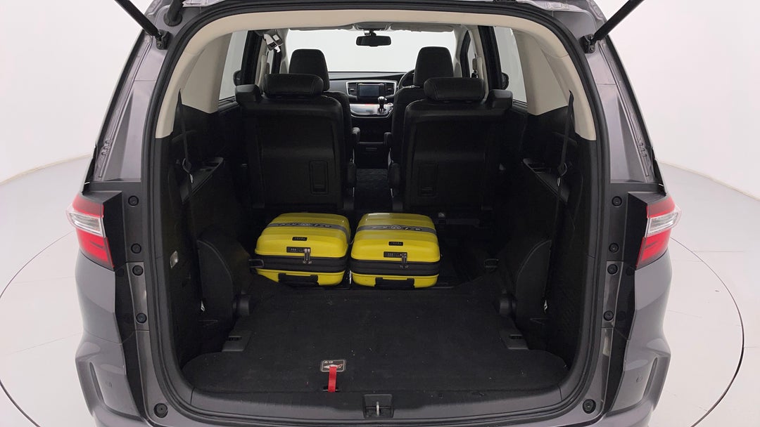 Boot Inside View with Luggage