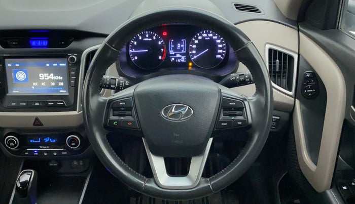 2018 Hyundai Creta SX PLUS AT 1.6 PETROL, Petrol, Automatic, 1,15,742 km, Steering Wheel Close Up