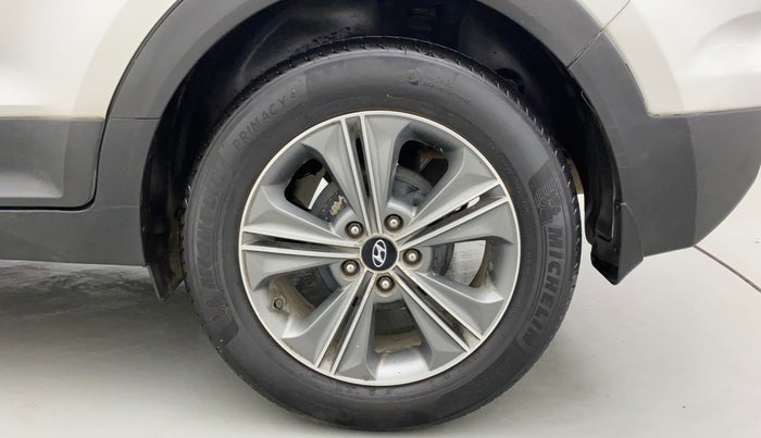 2018 Hyundai Creta SX PLUS AT 1.6 PETROL, Petrol, Automatic, 1,15,742 km, Left Rear Wheel