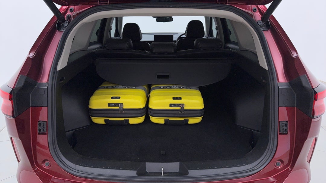Boot Inside View with Luggage