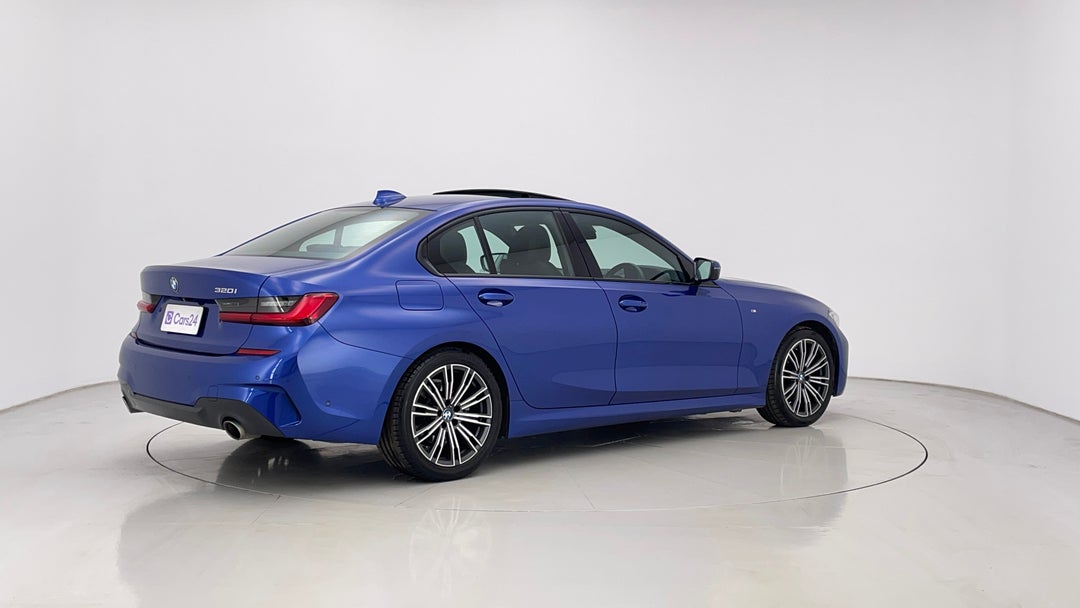 2021 BMW 3 20i M Sport, Automatic, 75322 km, Right Back Diagonal (45- Degree) View