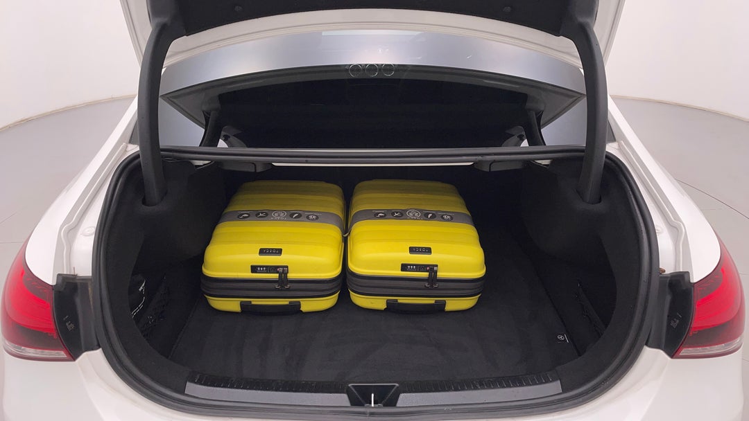 Boot Inside View with Luggage