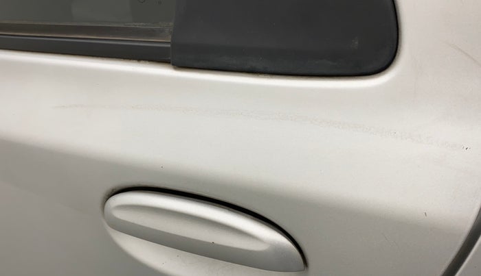 2011 Toyota Etios G, Petrol, Manual, 23,051 km, Rear left door - Minor scratches