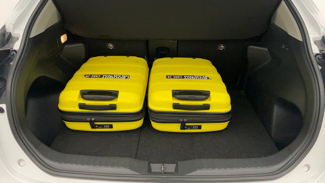 Boot Inside View with Luggage