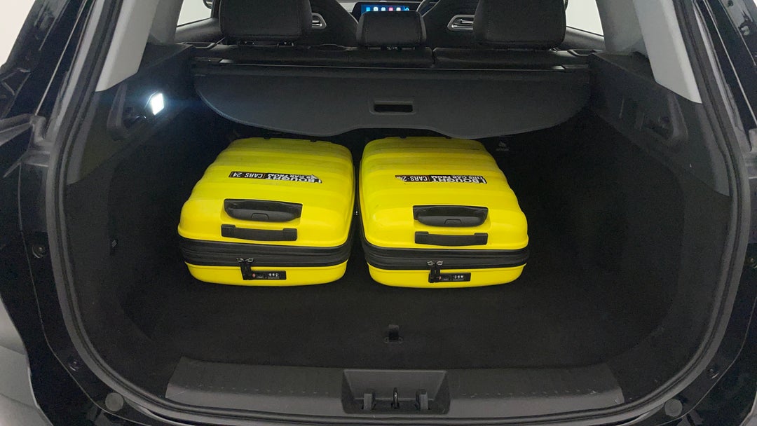 Boot Inside View with Luggage