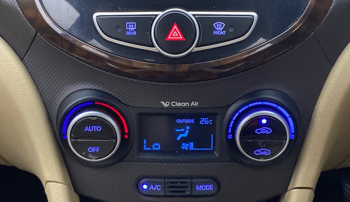 2015 Hyundai Verna FLUIDIC 1.6 CRDI S, Diesel, Manual, 78,214 km, Automatic Climate Control